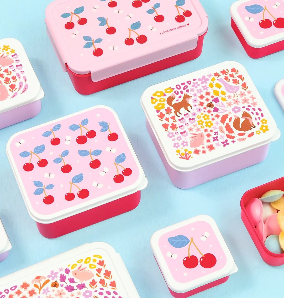 A Little Lovely Company - scatola merenda - giardino fiorito