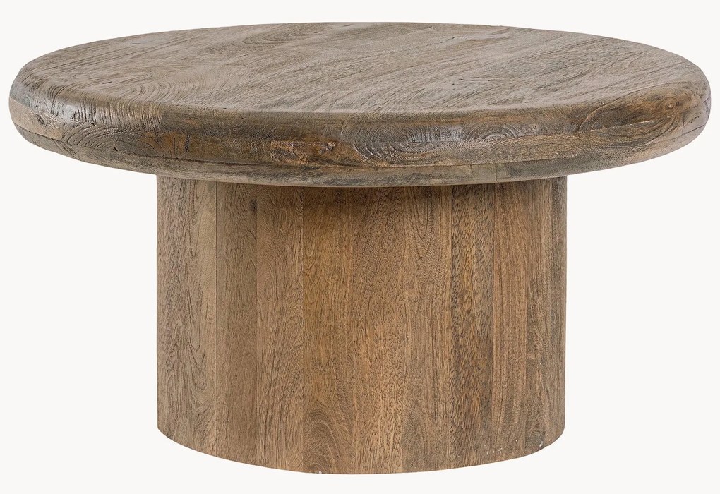 Tavolino rotondo in legno di mango Lopez, varie misure