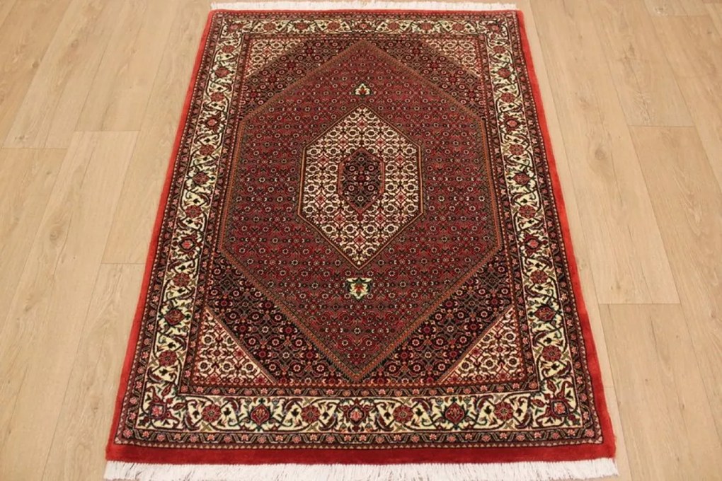 Bidjar Tappeto 110x150 (Iran) Annodato A Mano