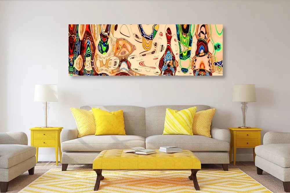 Quadro su tela – Madre in versione astratta