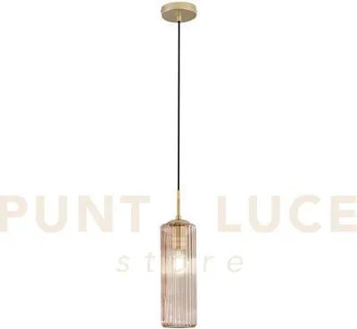 Lampadario a sospensione venice ambra in vetro 1 luce attacco e27 d...