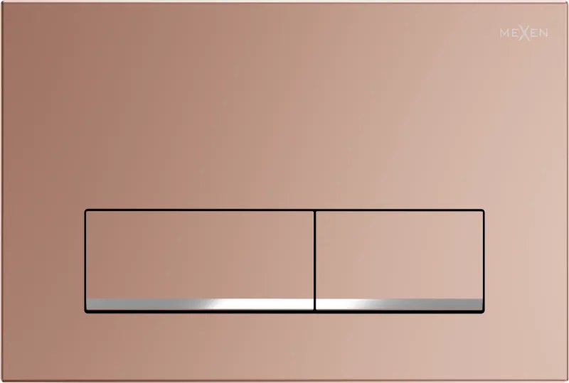 Mexen Fenix 12 pulsante di scarico, oro rosa - 601205