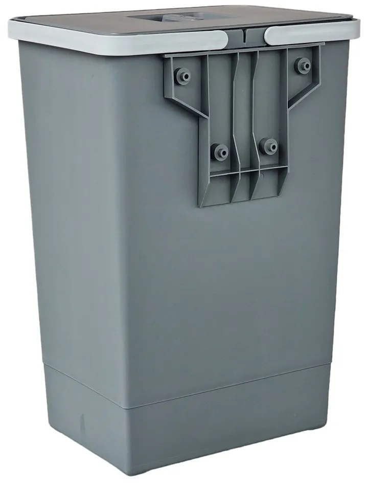 Cestino per rifiuti in plastica incorporato da 24 l Easy - Elletipi