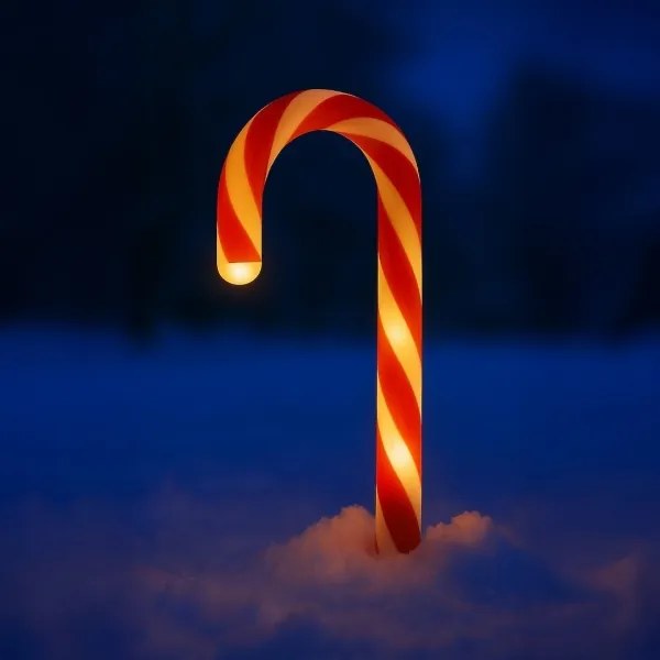 Set da 5 decorazioni natalizie LED da esterno LED/2W/230V IP44 rosso