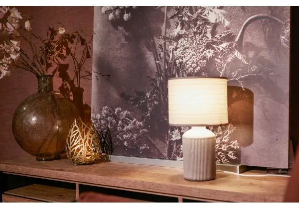 Brilo - Lampada da tavolo INO 1xE14/10W/230V marrone