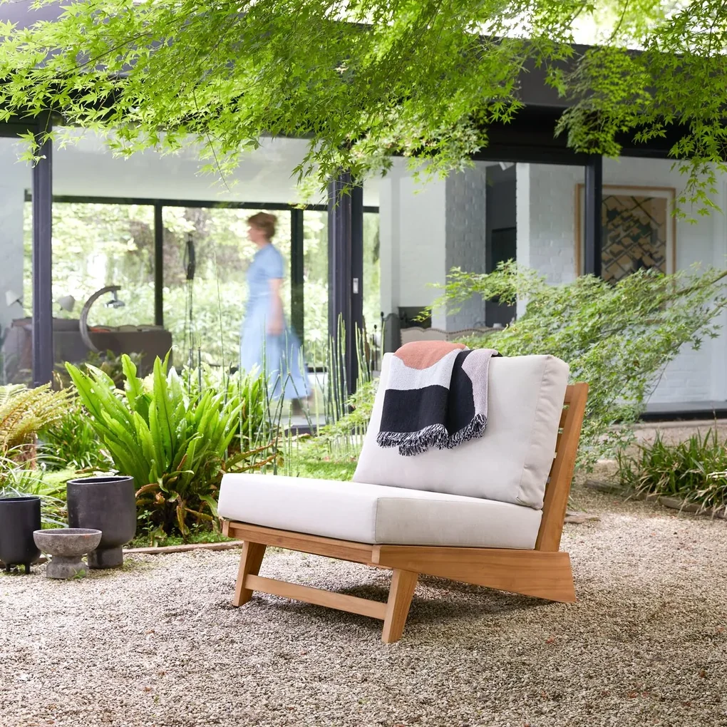 Sedia da giardino in metallo bianco - Mobili da esterno - Tikamoon