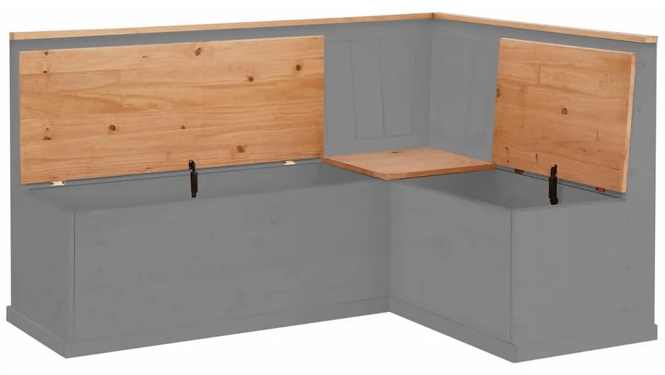 Panca grigia Sara - Støraa