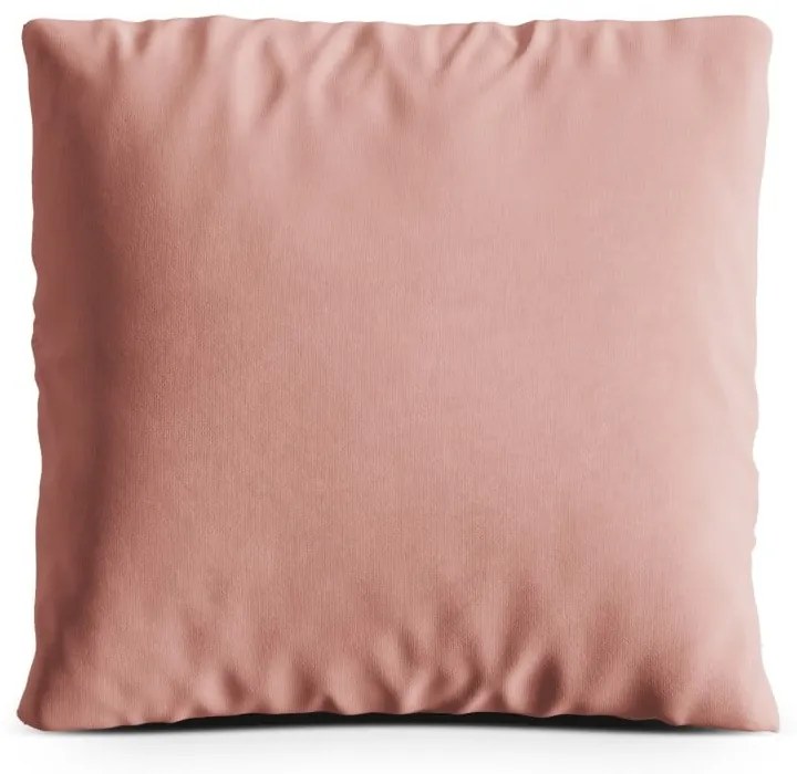 Cuscino per divano rosa con rivestimento in velluto Kemi – Cosmopolitan Design