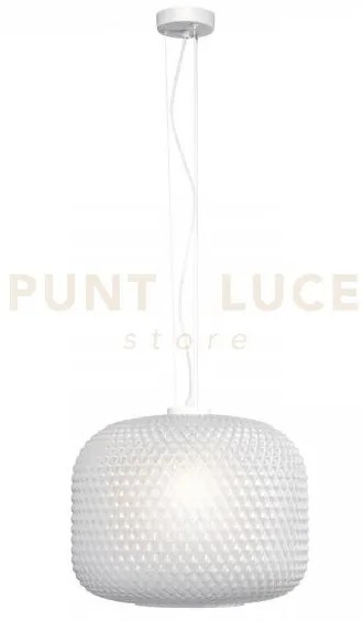 Lampadario a sospensione ashford sferica bianca 1 luce attacco e27 ...