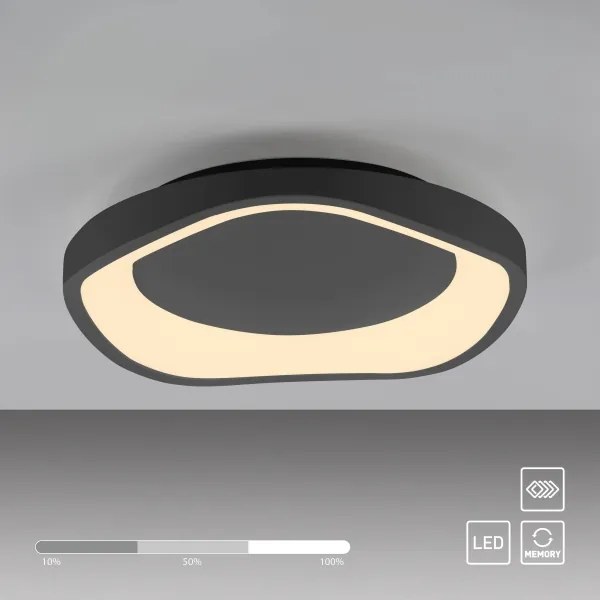 Schöner Wohnen 14233-18 - Plafoniera da soffitto dimmerabile a LED MONTA LED/21W/230V nero