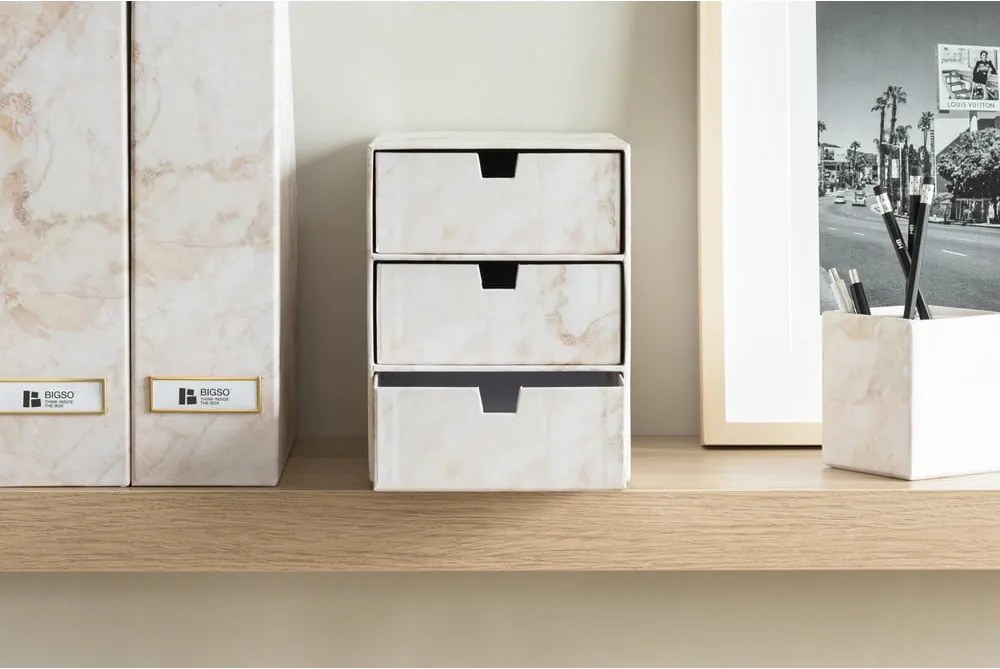 Organizer in cartone per cassetti Ingrid Paper Laminate – Bigso