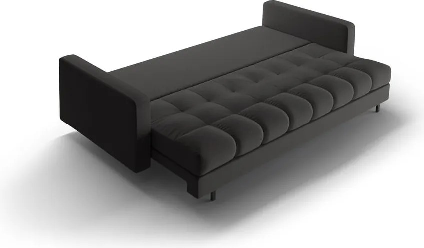 Divano grigio scuro allungabile/con contenitore 222 cm Bali – Cosmopolitan Design