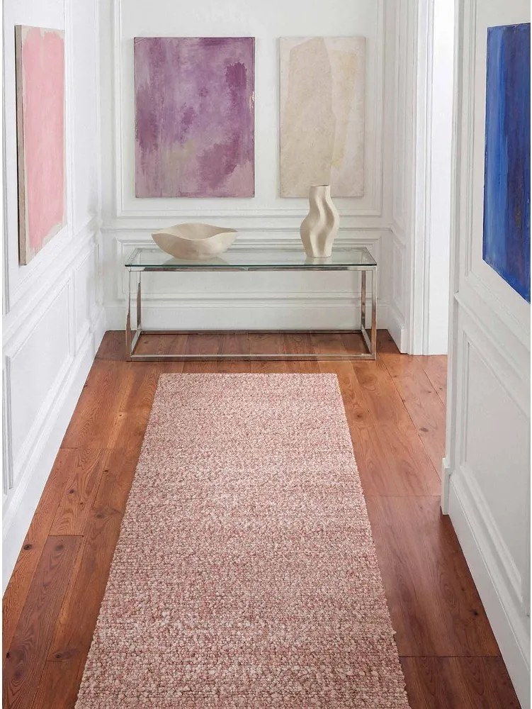 Passatoia rosa polveroso tessuta a mano 80x200 cm Notting Hill Portobello – Ted Baker