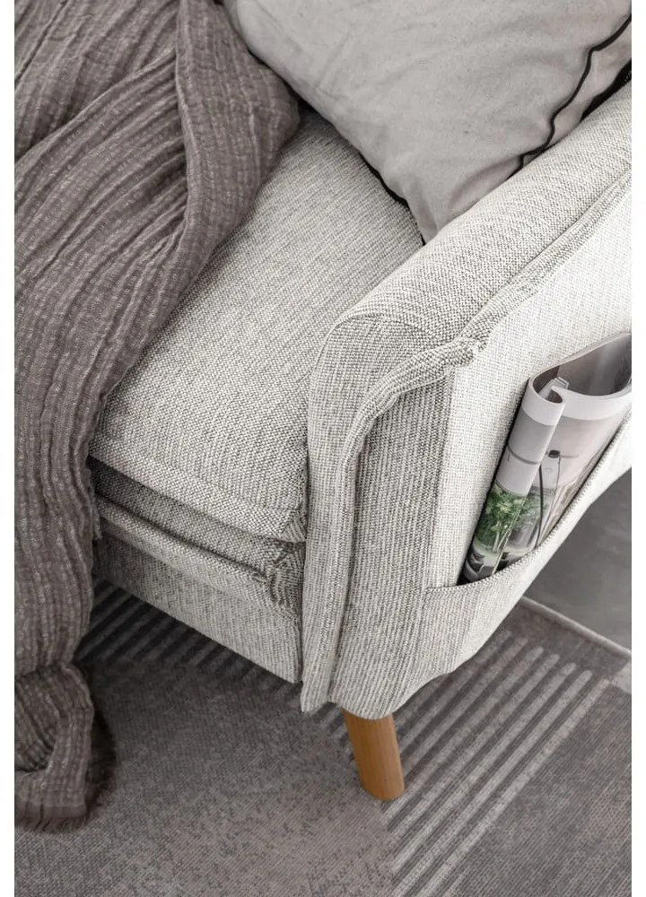 Divano letto angolare beige (angolo sinistro) Charming Charlie - Miuform