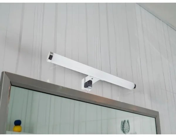 Lampada a LED per specchio da bagno 8W/230V 30 cm IP44 cromo lucido