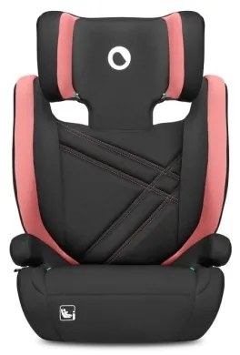 Lionelo - Seggiolino auto HUGO i-Dimensioni 100-150 cm nero/rosa