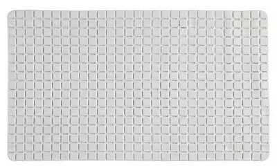 Tappeto Antiscivolo In PVC Per Doccia Mosaico Bianco 40x70 cm