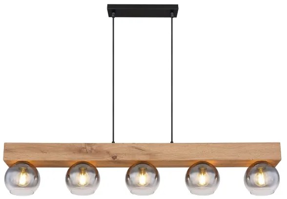 Globo 15656-5H - Lampadario a sospensione MOITAS 5xE27/40W/230V