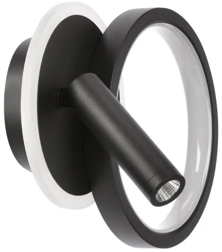 Faretto da parete a LED MONET LED/16W/230V nero