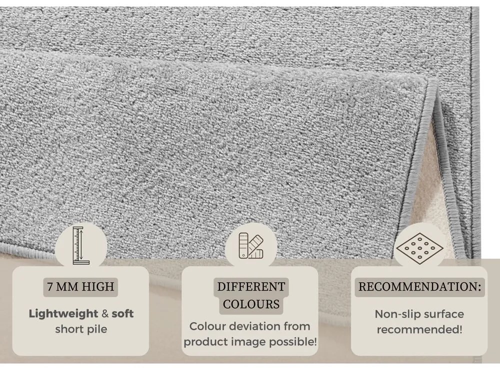 Tappeto grigio chiaro 200x280 cm Fancy - Hanse Home