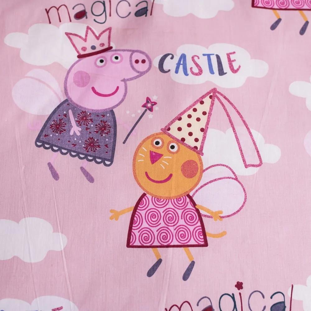 Biancheria da letto in cotone rosa baby , 140 x 200 cm Peppa Pig - Jerry Fabrics