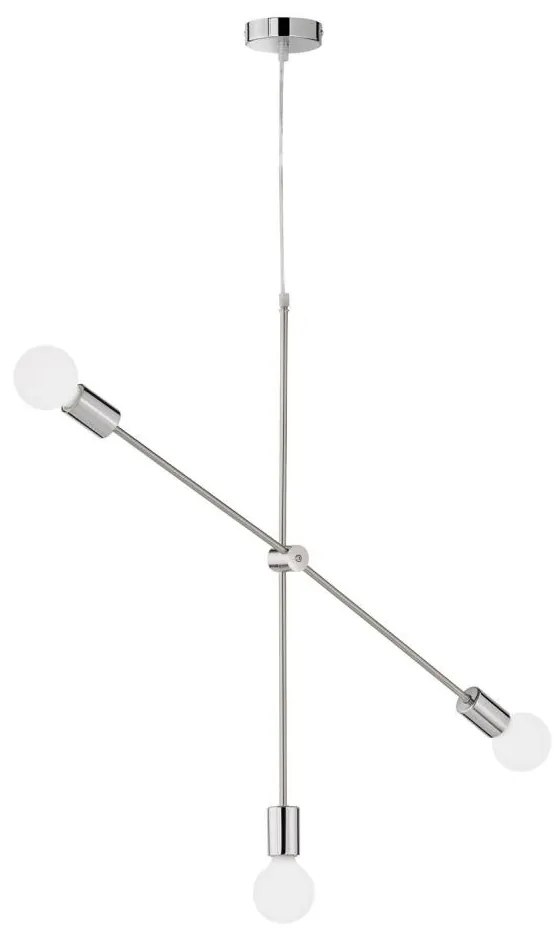 Wofi 6365.03.54.8000 - Lampadario su palo SARA 3xE27/60W/230V