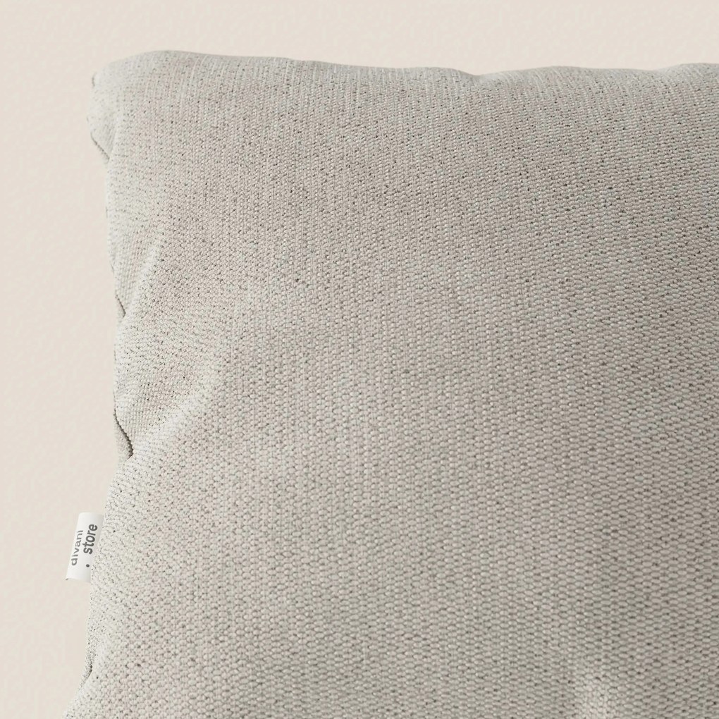 Miami cuscino disponibile in diversi colori realizzato in morbido tessuto impermeabile T14 panna