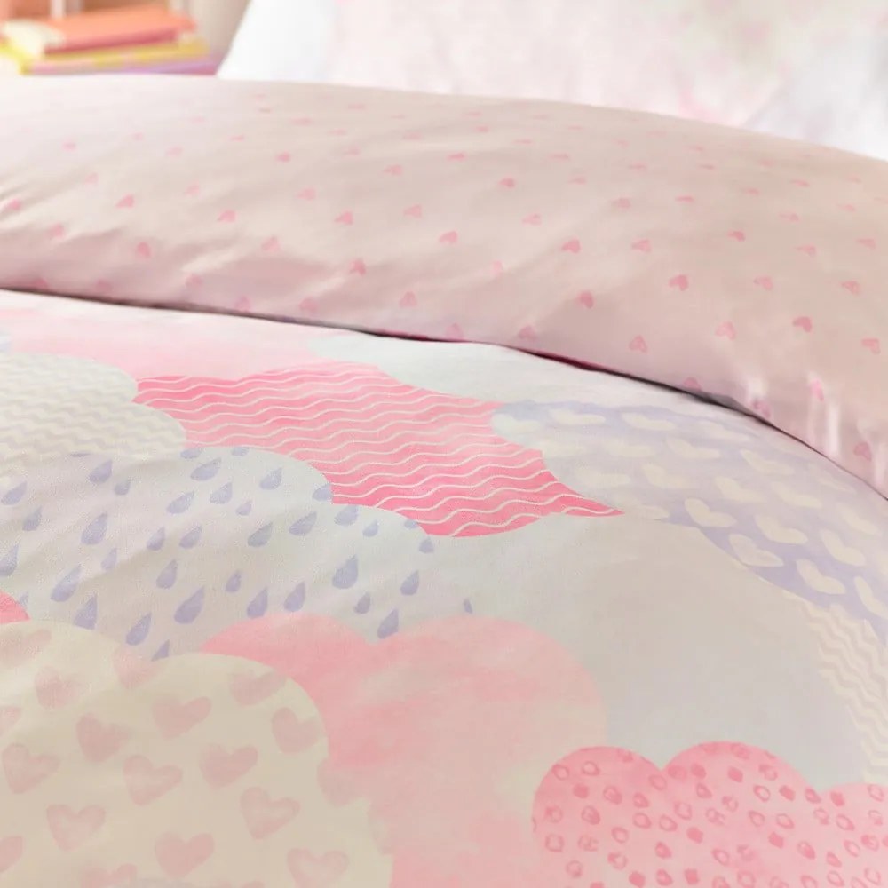 Biancheria da letto per bambini rosa in microfibra per letto singolo 135x200 cm Soft as a Cloud – Catherine Lansfield