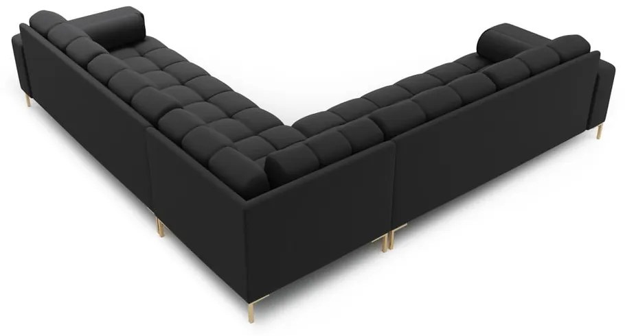 Divano angolare variabile grigio scuro Bali - Cosmopolitan Design