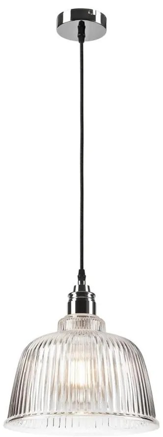 Lampadario su filo ASTA 1xE27/60W/230V cromo luminoso