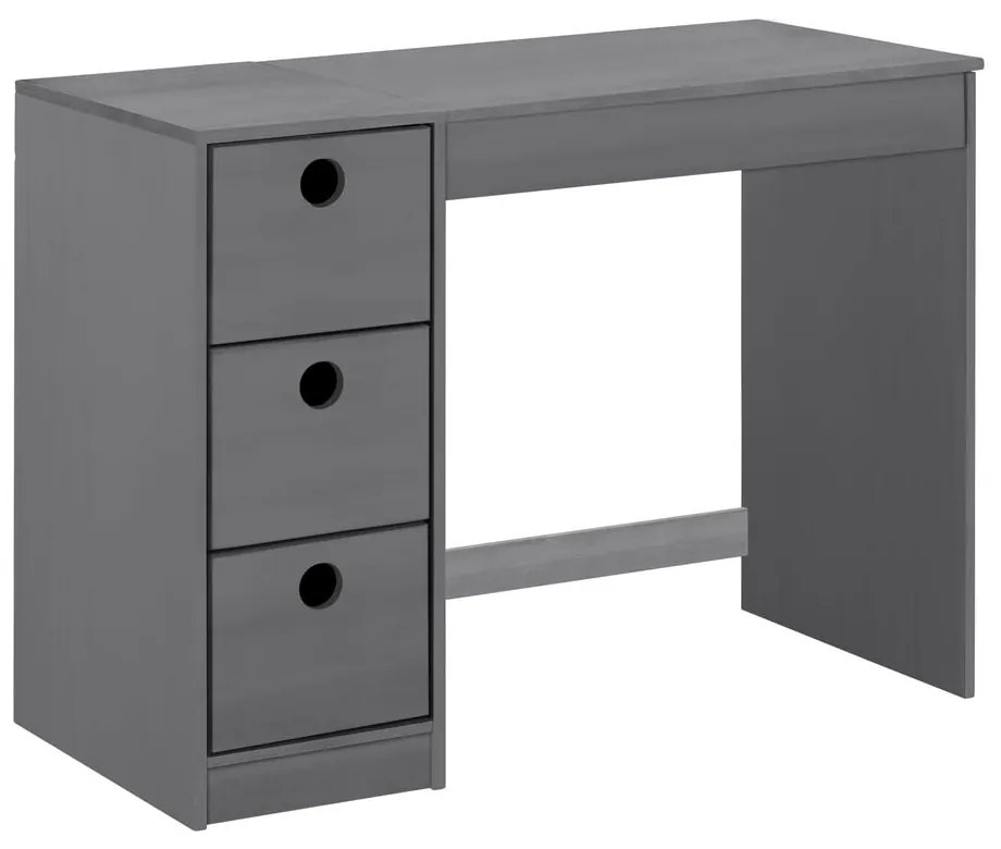 Scrivania in legno di pino 50x100 cm Alpi - Støraa