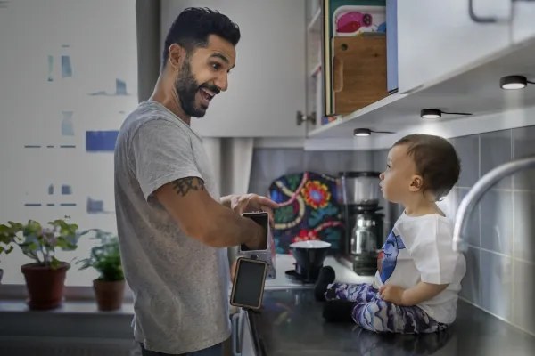 Osram - Set di 3 lampade sottopensili a LED UNDERCABINET LED/3W/230V 3000K nere