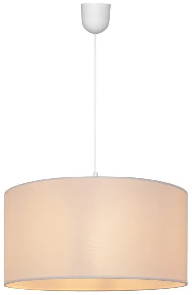 Lampadario su corda ALBA 1xE27/15W/230V d. 40 cm bianco