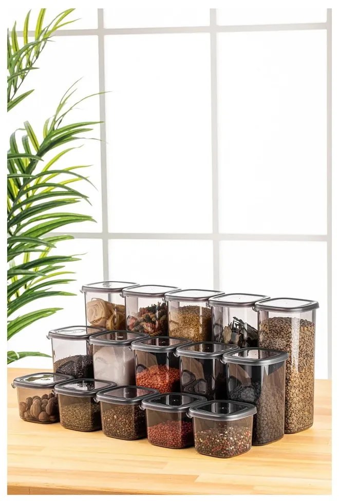 Set di contenitori per alimenti alimentari 15 pz Fresco – Hermia