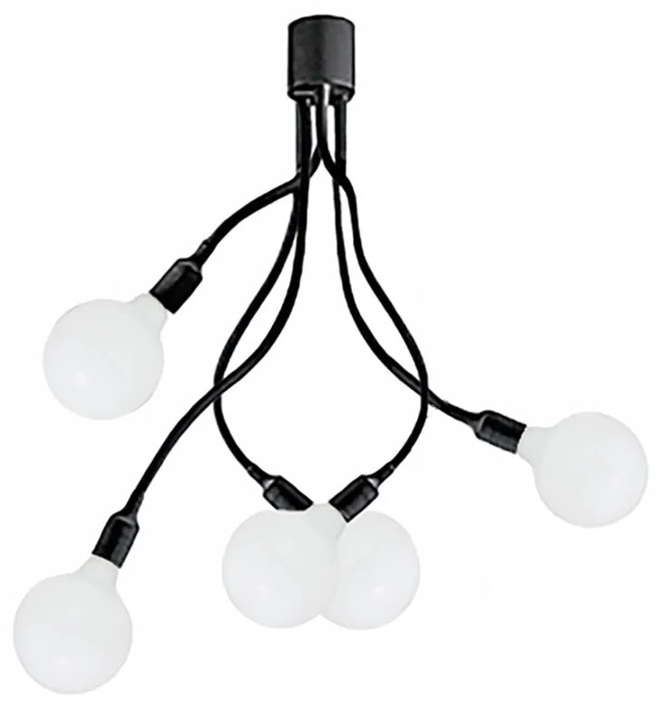 Perenz Bulbo Applique orientabile in metallo e gomma disponibili a 1 luce, 3 luce e 5 luci