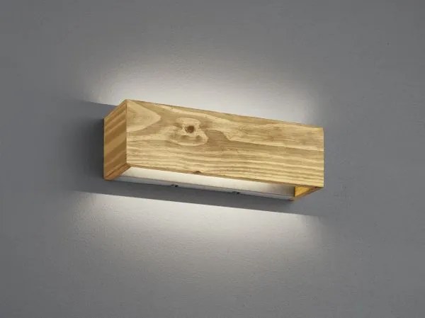 Applique a parete  led legno rettangolare bi-emissione brad 223790130