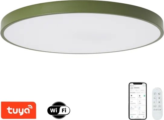 Brilagi-LED Lampada dimmerabile POOL SMART LED/128W/230V 100 cm Wi-Fi Tuya + telecomando verde
