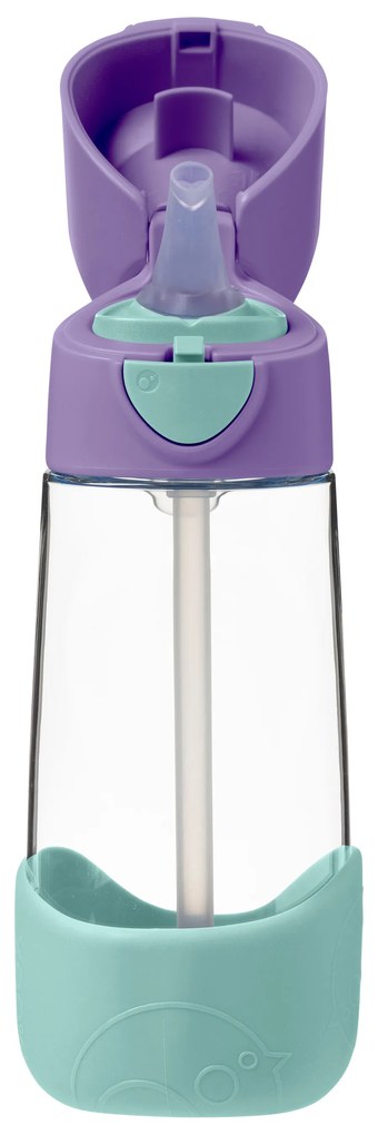 Bottiglia con cannuccia 450 ml – lilac pop