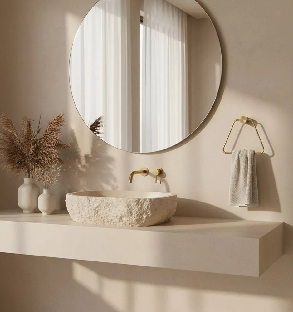 Portasciugamano da bagno Tomi 5810 Brush Gold