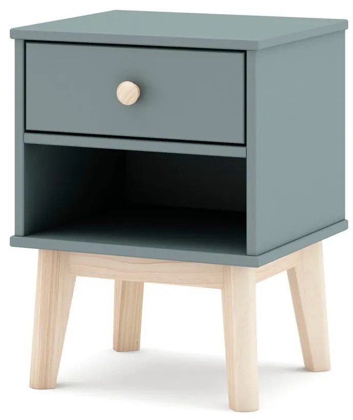 Comodino per bambini verde polveroso Esteban – Marckeric