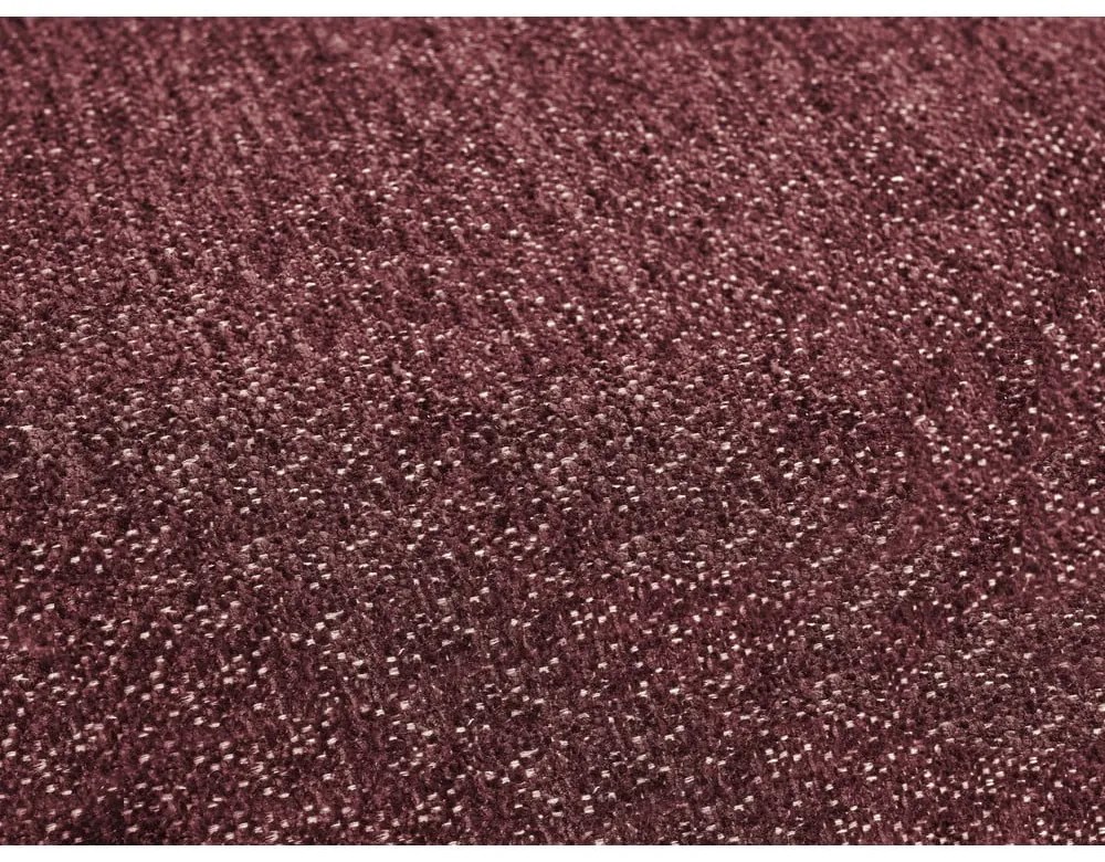 Divano angolare burgundy allungabile e con contenitore (penisola a destra/chaise lounge) con rivestimento in ciniglia Everest – Bobochic Paris