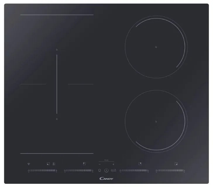 New Timeless CTPS64MCTTWIFI. Colore del prodotto: Nero, Posizionamento dell'apparecchio: Da incasso, Dimensione della larghezza del piano cottura: 59