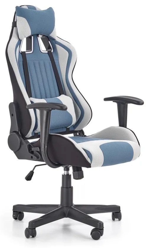 Sedia da ufficio KODA grigio chiaro/celeste