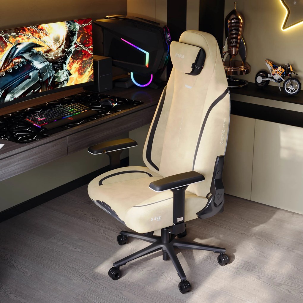 Sedia da gaming Diablo X.Eye Prime Broken Gold Normal Size