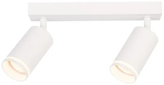 Faretto PIPE 2xGU10/10W/230V bianco