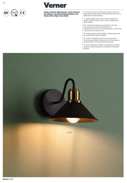 Redo 02-934 - Applique VERNER 1xE27/42W/230V