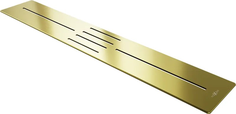 Mexen Toro coprimaterasso per piatto doccia 130-160 cm, oro - 43920050