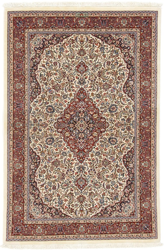 Isfahan Tappeto persiano 110x160 (Iran) Annodato A Mano