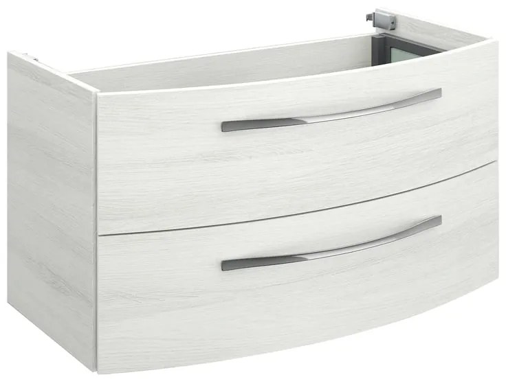 Mobile da bagno sotto lavabo PELIPAL Image rovere L 90 x H 48 x P 48 cm 2 cassetti, lavabo non incluso
