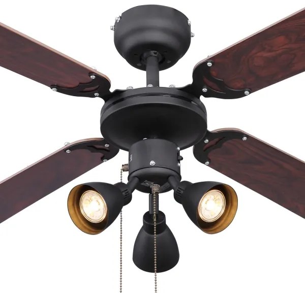 Globo 03808 - Ventilatore a soffitto HARVEY 3xGU10/50W/230V